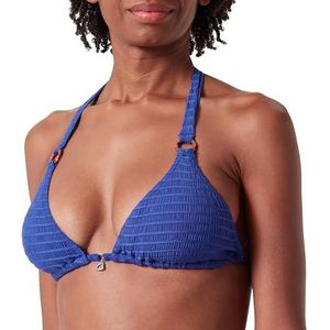 BANANA MOON Liko Groove Bikinitop voor dames, Blauw, 34