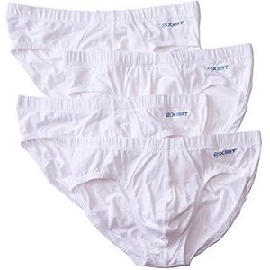 2(X) IST mens Cotton Stretch Brief 4-pack Bikini Underwear, White, Small US