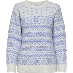 Onlxmas Nordic Ls O-Neck KNT, cloud dancer, M