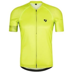 Ziener NEARO Fietsshirt voor heren, mountainbike, racefiets, ademend, sneldrogend, elastisch, korte mouwen, bitter citroen, 54