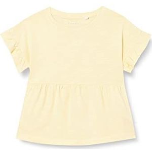 NAME IT NMFVAVINA SS TOP J1, Double Cream, 86 cm