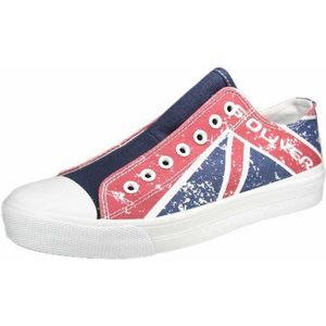 s.Oliver dames casual instappers, wit meerkleurig 990, 38 EU