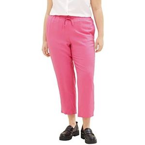 TOM TAILOR Dames 1038602 Plussize broek, 31647-Nouveau Pink, 52W / 28L, 31647 - Nouveau Pink, 52W x 28L