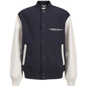 Jack & Jones Junior Tussenjas 'JJROSS'  nachtblauw / wit