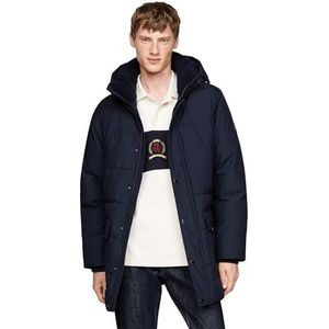 Tommy Hilfiger Heren ROCKIE UTILITY PARKA MW0MW36593, Puffer Coat, Blauw, XXL, Blauw (Woestijnhemel), XXL