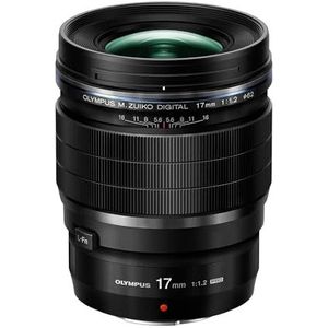 Olympus M.Zuiko Digitale ED 17mm F1.2 PRO Lens, voor Micro Vier Derde Camera's