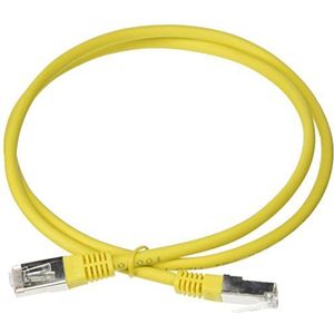 ACT Advanced Cable Technology CAT5e FTP, mantel LSZH en halogeenvrij (ib7801) 1m geel netwerkkabel