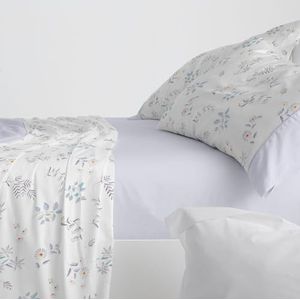 Burrito Blanco Beddengoedset voor bedden met 135 cm breedte (+ beschikbare maten), 50% polyester, 50% katoen, 535 cm, hemelsblauw (135 x 190/200 cm)