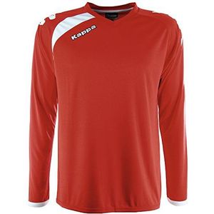 Kappa Pavie LS voetbalshirt, uniseks, volwassenen, uniseks, volwassenen, pavie LS, rood