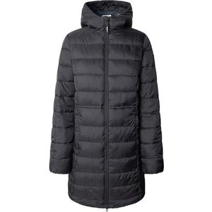 Pepe Jeans - Sally - Lange Pufferjas - Zwart - Gerecycled Nylon - Waterafstotend