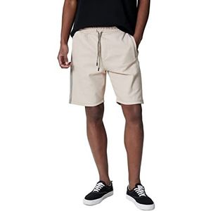 Koton Basic bermuda met trekkoord en gestreepte zakken, gedetailleerde shorts, Beige (050), XS