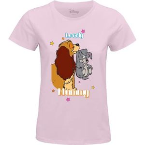 Disney Bambi - Lovely Mummy Lady WODLADYTS008 T-shirt dames, roze, maat XL, Roze, XL
