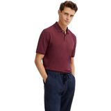 Bugatti - Polo - Katoen - Met Contrasterende Strepen en Borduursel op de Borst