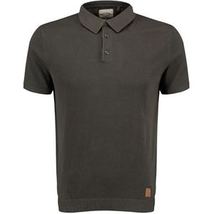 Poloshirt - Effen - Knitwear - Kwartmouw - Normale Pasvorm