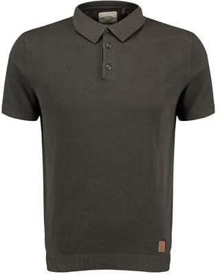 Poloshirt - Effen - Knitwear - Kwartmouw - Normale Pasvorm