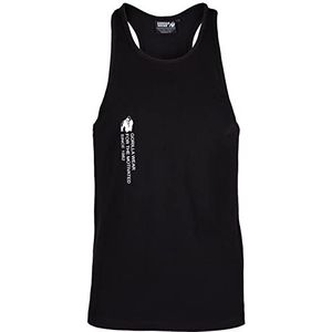 Gorilla Wear - Carrizo tanktop - zwart - bodybuilding sport dagelijks leven vrije tijd met logo-opdruk licht en comfortabel voor optimale beweging van katoen elastaan