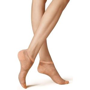 KUNERT Brocade Fashion Sneakersokken voor dames, brons 1440, 39-42 EU