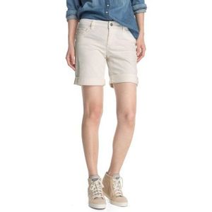 Esprit Short - Dames Shorts, Ecru Wit (Off-White) 103, Duitse maat: W (Fabrikant maat: 31), Blanco Crudo (Off-white) 103