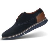bugatti - 331-ARY02 - Lage Schoenen - Donkerblauw - Veterschoenen voor Heren