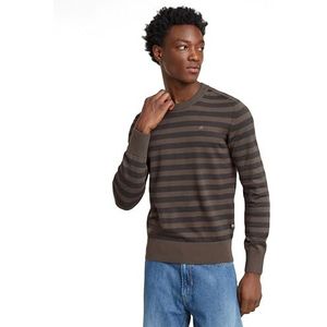 G-Star RAW Stripe r Knit, meerkleurig (Gs Grey/Asfalt Stripe D25155-d840-g740), S