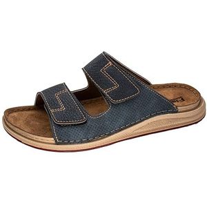 Fischer Heren Franz Platte Slipper, Oceaan, 40 EU, oceaanblauw, 40 EU