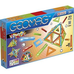 Geomag, Classic Confetti, 356, magnetische constructies en educatieve spellen, 83-delig