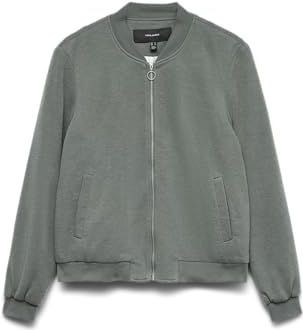 Vero Moda - Vmkimiko Ls Short Jersey Bomber - Balsam Green - Jas