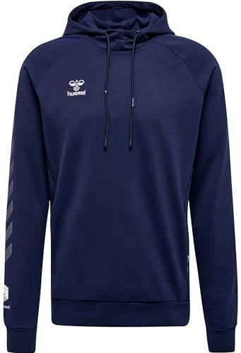 hummel - hmlMOVE GRID COTTON HOODIE - Sweater - Zwart - Katoenmix