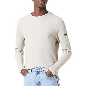 Key Largo Heren Stefano Round Sweatshirt, Zand (1005), XL, zand (1005), XL