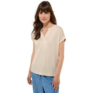 Cecil T-shirt voor dames, Pearl Beige, L