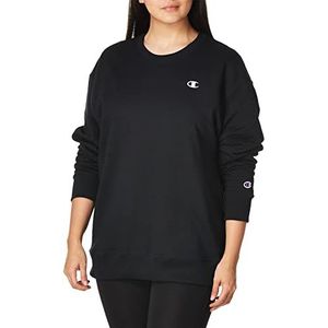 Champion Powerblend Oversized Crew, C-logo sweatshirt, zwart 407d55, medium