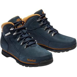 Timberland Euro Rock Uniseks laarzen voor kinderen en jongens, Marineblauw Nubuck, 38 EU