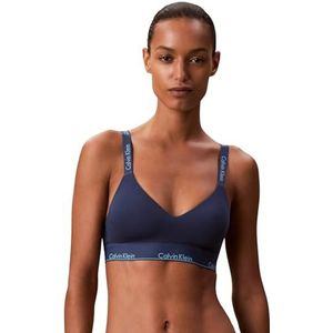 Calvin Klein - Icon Cotton Modal - Licht Gevoerde Bralette - Dark Denim