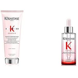 Kérastase Versterkende haarkuur voor fijn en broos haar, tegen haaruitval en haarbreuk, Sérum Anti & Kerastase Genesis Fondant Renforçateur 200ml - Versterkende Conditioner