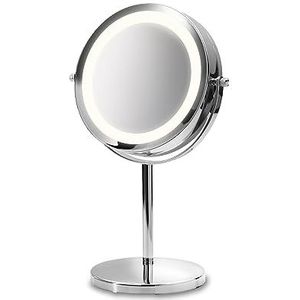 medisana CM 840 ronde make-up spiegel - Tafelspiegel met LED-verlichting en 5x vergroting - Make-up spiegel met 360° draaifunctie