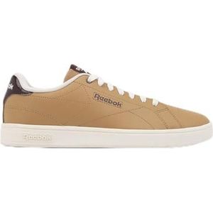 Reebok Unisex Court Clean sneakers, Camel/Blackcherry/Chalk, 34,5 EU, camel blackcherry krijt, 34.5 EU