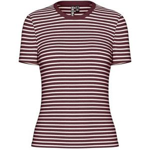 PIECES Pcsoffi Ss Baby Tee JRS Bc, tawny port, XS