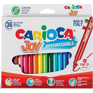 Carioca viltstift Superwashable Joy, 36 stiften in een kartonnen etui