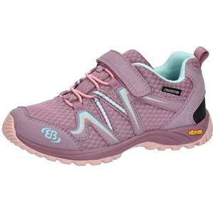 Brütting Unisex Rockwall trekkingsschoenen voor kinderen, roze, turquoise, 28 EU
