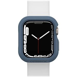 OtterBox All Day Watch Bumper voor Apple Watch Series 9/8/7 - 41mm, Schokbestendig, Valbestendig, Slanke beschermhoes voor Apple Watch, Guards Display and Edges, Blauw/Grijs