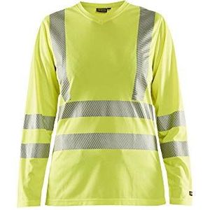 Blaklader 348510133300XL lange mouwen dames UV T-shirt, geel, maat XL