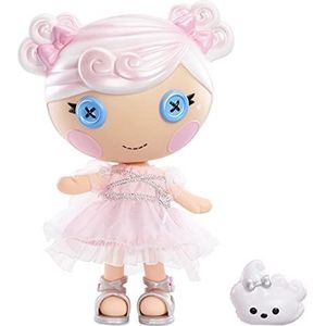 Lalaloopsy Littles Doll Breeze E. Sky met een wolk als huisdier - 18 cm Engel met vleugels - Veranderbaar roze outfit & schoenen, In herbruikbaar speelset pakket - Voor 3-103 jaar