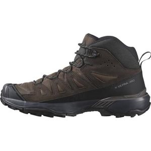 Salomon Heren X Ultra 360 Leather Mid Gore-tex wandelschoen, dark earth delicioso castlerock, 49.50 EU