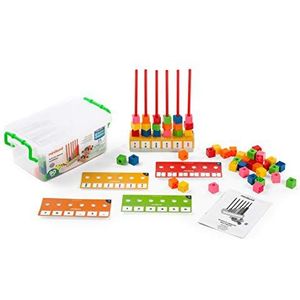 Miniland Educational Abacus Multibase 90 delen container met activiteit