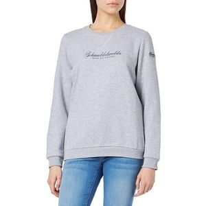 acalmar Dames sweattrui 34613771-AC01, lichtgrijs melange, XL, lichtgrijs, gemêleerd, XL