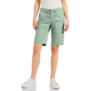 Cecil Katoenen shorts voor dames, Fresh Salvia Green, 30W