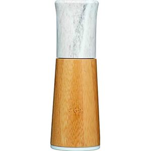 KitchenCraft Serenity zout- of pepermolen, bamboe/kunststof, bruin/aalroze, 17,5 cm