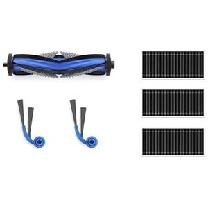 ECOVACS - DEEBOT T50 - Standard Service Kit - Inhoud: 1x Hoofdborstel (rubber) 2x Zijborstels (wit) 3x Antibacteriële Filters
