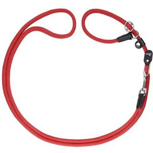 HUNTER Freestyle Retrieverlijn, touw, met geïntegreerde hals, robuust, weerbestendig, 1,0/260 cm, rood