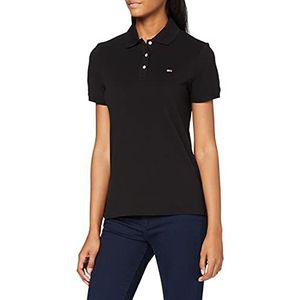 Tommy Jeans Tjw Slim poloshirt voor dames, Zwart, L